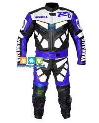 Yamaha R6 Blue Black Motorcycle Racing Leather Suit Jacket Men Jacket Trousers Black Motorcycle Yamaha Bikes Jackets
