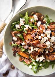 Roasted Sweet Potato Salad With Honey Lemon Dressing Recipetin Eats