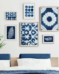 Shibori Wall Art No 3 Indigo Wall Art Printable Download Etsy In 2021 Blue Wall Art Shibori Decor Indigo Walls