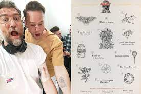 This is quite a quote to have tattooed on your body. Game Of Thrones Superfans Get Free Tattoos At Pop Up