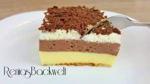2 tassenzucker 4 st.eier 2,5. Erst Kekse Dann Heisser Pudding Einfacher Puddingkuchen Youtube