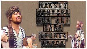 Walaupun aku ada darah campuran org jawa, aku tak pernah belajar bahasa jawa ni tapi aku buat sedikit carian di google pasal bahasa jawa ni. Mentera Ali Baba Bujang Lapok Youtube