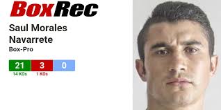 BoxRec: Saul Morales Navarrete