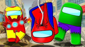 Viramos Super Herois No Among Us Youtube