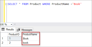 Overview Of The Collate Sql Command