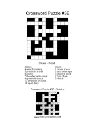 Some word/clue combos are missing from my worksheet! Easy Printable Crosswords Free Printable Crossword Puzzles