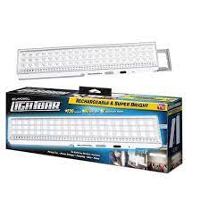 Portable bar with led lights. Bell Howell Super Bright Portable Rechargeable 60 Integrated Led White Light Bar 1436 The Home Depot