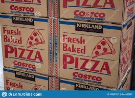 Caixas De Papela O Costco Pizza Fotografia Editorial Imagem De Programa Vendas 156227337