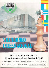 Unos viven momentos, nosotros los creamos. Exploraciones Introversas Ajedrez Historico Las Palmas Viii Corte Ingles 1987 Torneo Cerrado Internacional Y Open Internacional