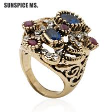 Maybe you would like to learn more about one of these? Promotion Turkish Women Vintage Ring Resin Finger Jewelry Antique Color Ethnic Hollow Flower Bridal Wedding Rings Indian Bijoux Buy At The Price Of 2 00 In Aliexpress Com Imall Com