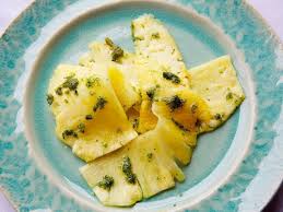 Carpaccio Von Der Ananas Mit Minzpesto Rezept Minzpesto Rezepte Ananas Rezepte