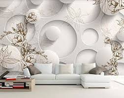 Magnolia On White Background 3d Wallpaper Design Living Room Wallpaper 3d Wallpaper Living Room Wallpaper For Home Wall