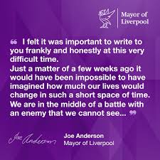 1805 to 1878) at a memorial rededication ceremony. Liverpool City Council On Twitter Mayor Anderson Writes To The City As We Enter The Easter And Passover Period Pews At Churches And Synagogues And The Prayer Rooms At Our Mosques Are