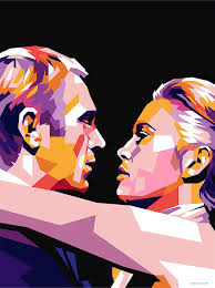 Steve McQueen and Faye Dunaway Spiral Notebook