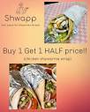 Shwapp - Buy 1 Get 1 HALF price Chicken Shawarma Wrap Order online ...