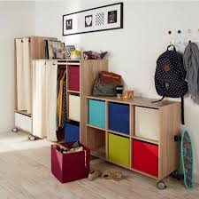 Pour La Chambre Des Enfants Optez Pour Une Solution De Rangement Modulable Avec Les Meubles Mixxit Aspect Pin N Etageres Modulables Rideaux Dressing Castorama