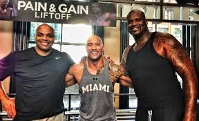 The Rock Is A Tiny Little Man The Rock Dwayne Johnson Dwayne The Rock Shaquille O Neal