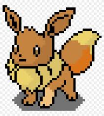 Eevee Eevee Pokemon Pixel Art Clipart 1788966 Pikpng A friend of mine requested i make eevee.