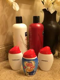 Make Empty Nestle Coffee Bottles Into Travel Bottles Once You Finish Using Your To Go Coffee Coffee Creamer Bottles Creamer Bottles Reuse Plastic Containers