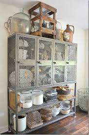 Ideas On Styling A Cabinet Or Cupboard Top Kitchen Standing Cabinet Free Standing Kitchen Cabinets Vintage Industrial Decor