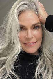 Color Your Hair Lighter Tips For Letting Your Hair Go Gray Photos Light Hair Hair Turning White Grey Hair Transformation