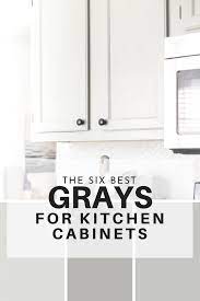 Peppercorn kitchen cabinets by living letter home The Six Best Paint Colors For Gray Kitchen Cabinets