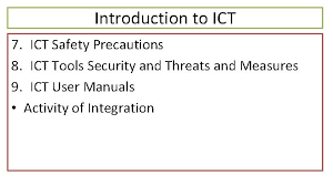 There are various health problems associated with the regular use of computers, such as stress, eyestrain and injuries to the wrists, neck and back. Lesson 1 Introduction To Ict Senior1 Term 1