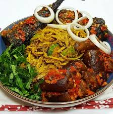 Abacha And Ugba African Salad Recipe Yummly African Recipes Nigerian Food African Salad African Cooking