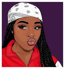 Black Magic Cartoon Art Girl With Glasses Cartoonartgirlwithglasses Black Girl Magic Art Drawings Of Black Girls Black Love Art