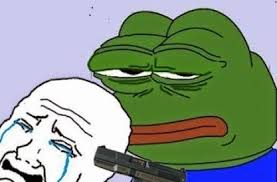 Pepe The Frog With Gun Meme Generator