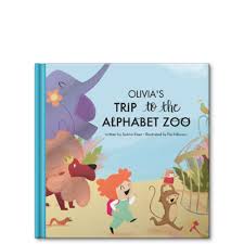 This alphabet song shows a zoo animal with the beginning sound for each letter of the alphabet. My Trip To The Alphabet Zoo Personalized Story Book Shutterfly