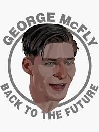 George Mcfly" Sticker by haroletel