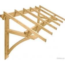 Marquise De Porte D Entree Cet Auvent De Porte D Entree Est Ideal Il Protegera Votre Entree Et Donnera Du Porch And Balcony Outdoor Projects Front Door Canopy