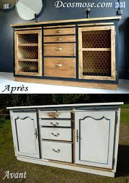 Renovation D Un Buffet Bahut Style Bistrot Campagne Chic Relooking Meuble Avant Apres Mobilier De Salon Relooking Meuble