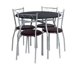 Buy Home Oslo Round Dining Table 4 Chairs Black At Argos Co Uk Visit Argos Co Uk To Shop On Circular Dining Table Round Dining Table Dining Room Furniture