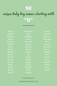 50 Unique Baby Boy Names Starting With B Unique Baby Boy Names Baby Boy Names Boy Names