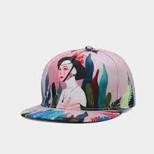 Digital Printing Fashion Paris Girl Snapback Hat Check More At Https Www Geekhats Com Product Digital Printing Fashion Paris G Cap Collection Cap Trucker Cap