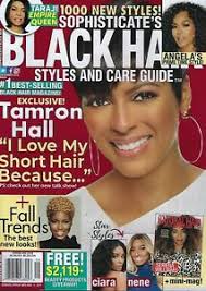 Look your best with ideas and inspiration from blackhair magazine, the ultimate style guide. Sophisticate S Black Hair Style September 2019 Tamron Hall Ebay