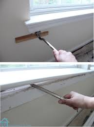 Item miscellaneous moldings panel moldings pediment parts picket stock (s4s) picture rail plinth blocks rounds railing parts rosettes (corner blocks) sash stop scotia shoe mold sill nosing (stool nosing) stool aprons smooth four sides (s4s) wainscot cap wall cap window moldings. How To Install Trim On A Double Window Remodelando La Casa