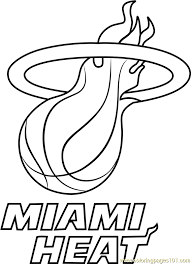 In case you don\'t find what you are looking for, use the top search bar to search again! Miami Heat Coloring Page For Kids Free Nba Printable Coloring Pages Online For Kids Coloringpages101 Com Coloring Pages For Kids