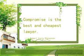 Good Sentence Appreciation Compromise Is The Best And Cheapest Lawyer