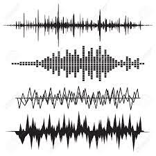 Sound Wave Icon Set Music Soundwave Icons Set Equalize Audio Waves Icon Sound Waves Sound Waves Design