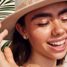 Kolczyki sztyfty Concrete Jungle TARA , Grey Rosé