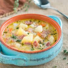 Delicious And Hearty Instant Pot Ham And Potato Soup Made With Leftover Ham And Ham Bone And Instant Pot Soup Recipes Ham Bone Soup Recipes Ham And Potato Soup