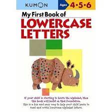Walmart My First Book Of Lowercase Letters Lower Case Letters Kids Chapter Books Lowercase A