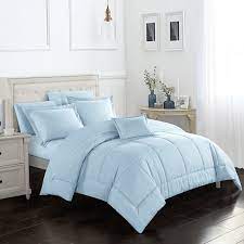 Buy Joshuah 8 Or 6 Piece Comforter Set Pieced Solid Color Stitched With Sheet Set By Lux Bed Llc On Dot Bo