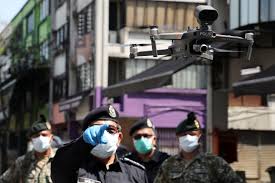 6 districts in selangor have been placed back on mco 3.0 and sops for the upcoming hari raya festivities have just been announced. Authorities Monitor Mco Compliance From The Sky With Drones Malaysia Malay Mail