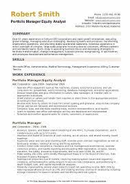 What is a fund manager? Portfolio Manager Resume Samples Qwikresume