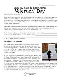 Veterans Day Worksheet Updated Veterans Day Activities Free Veterans Day What Is A Veteran