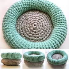 Combine your love of crochet with your love of cats and make up some of these fab crochet cat beds. Crochet Spot Blog Archive Crochet Pattern Cushioned Cat Bed Crochet Patterns Tutorials And News